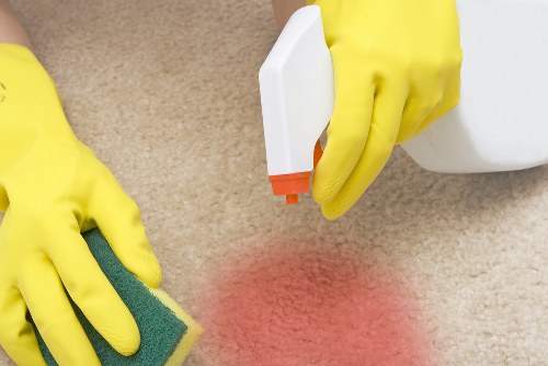 Professional carpet cleaning in an Ealing home interior