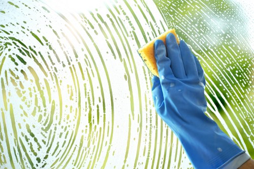 Technician preparing safe carpet cleaning equipment in Ealing