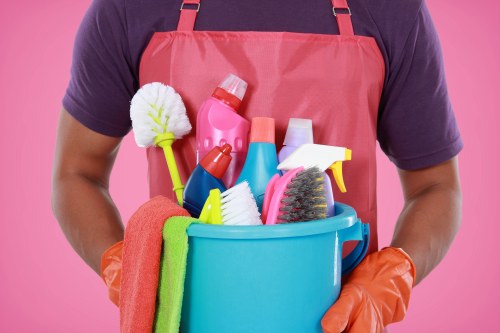Local cleaning team preparing a rented property in Ealing