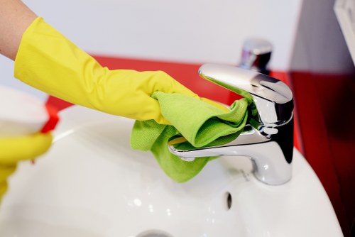 Steam carpet cleaning equipment used in an Ealing home
