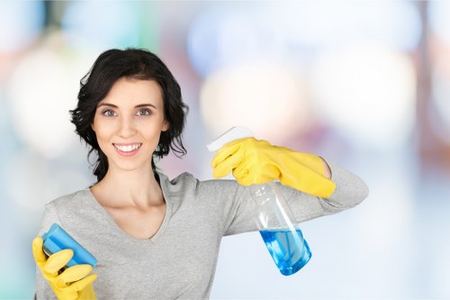 Stairwell and hallway cleaning in a communal property