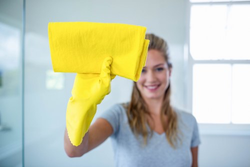 Curtain cleaning process for a West London home interior